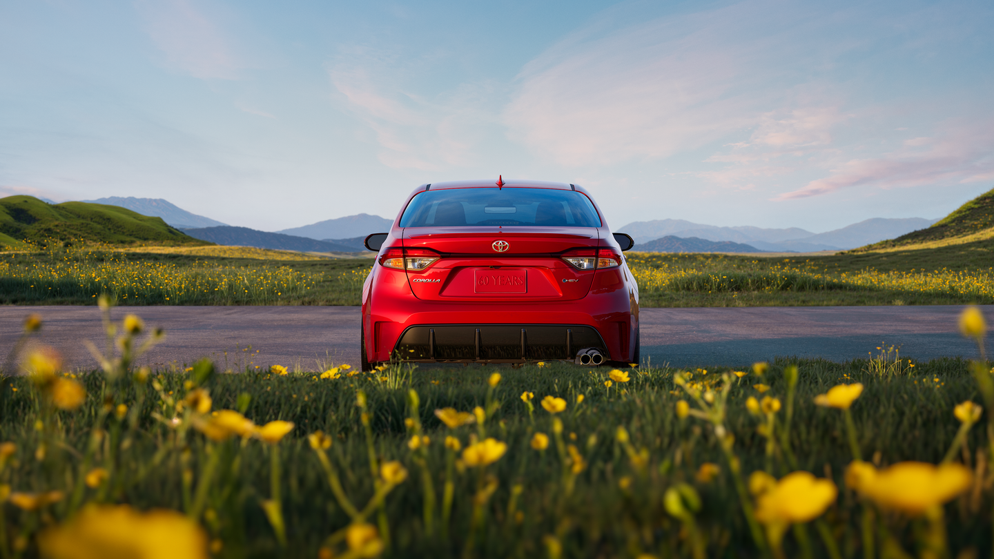 2027 toyota corolla rear exterior view